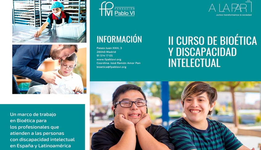 II Curso de Bioética y discapacidad intelectual