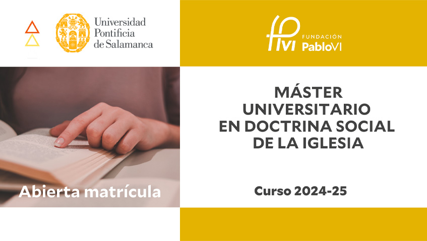 Máster Universitario en Doctrina Social de la Iglesia