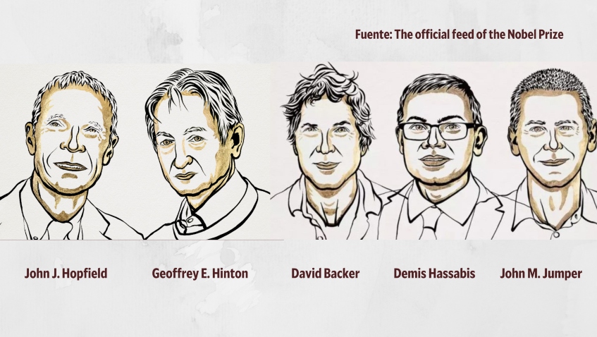 La inteligencia artificial conquista los premios Nobel