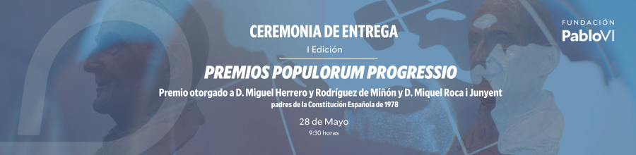 Ceremonia de entrega de los premios Populorum Progressio